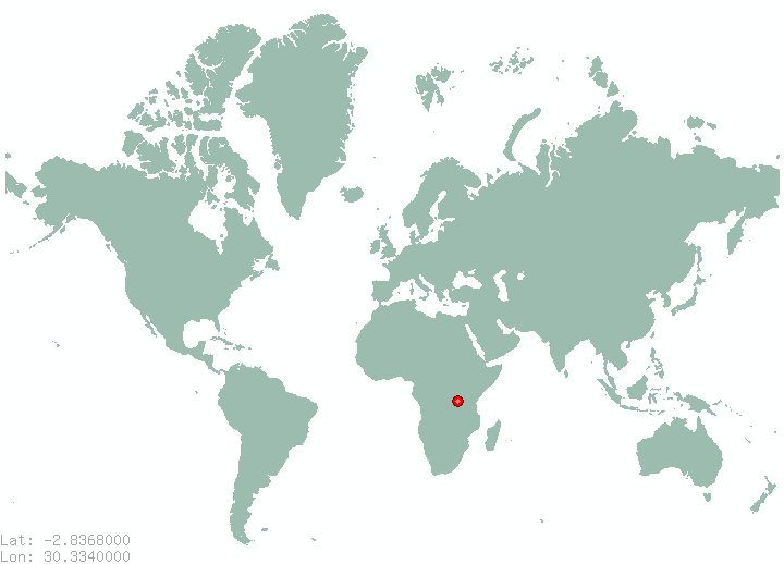 Muyaga in world map