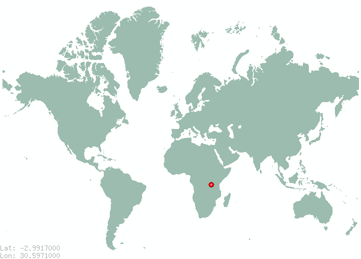 Budahuga in world map